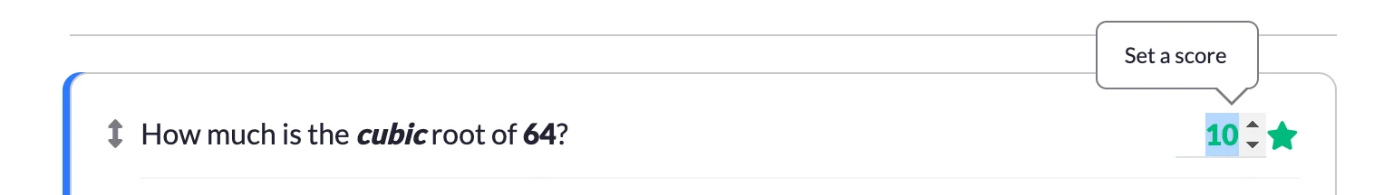 Use question features | Quilgo